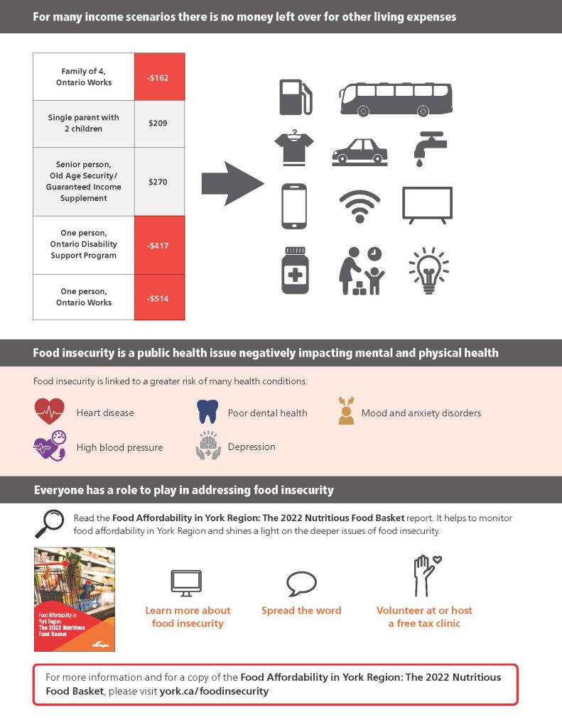 Nutritious Food Basket 2022 Infographic Linking